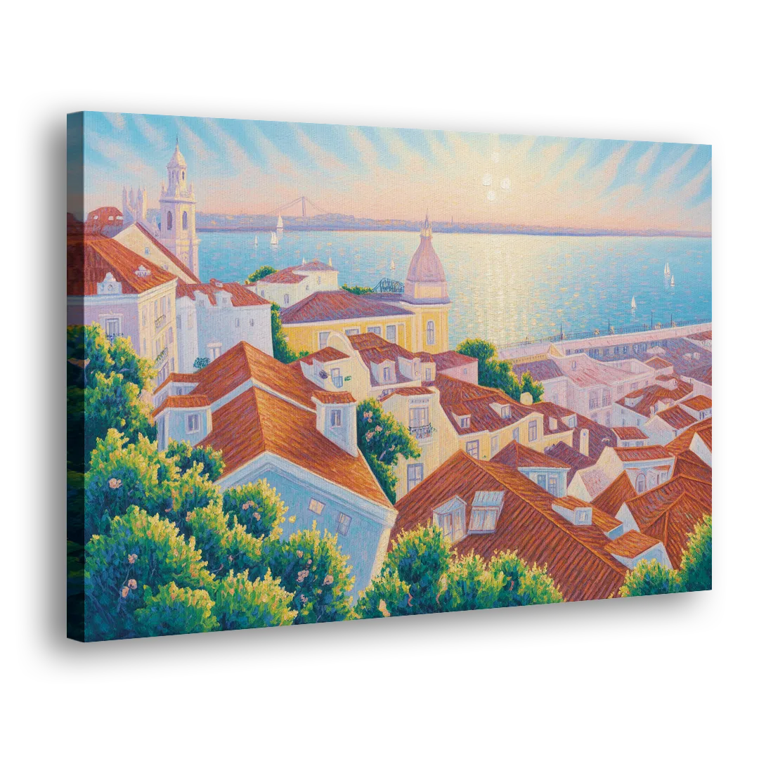 Alfama Charm Side - Canvas Wall Art