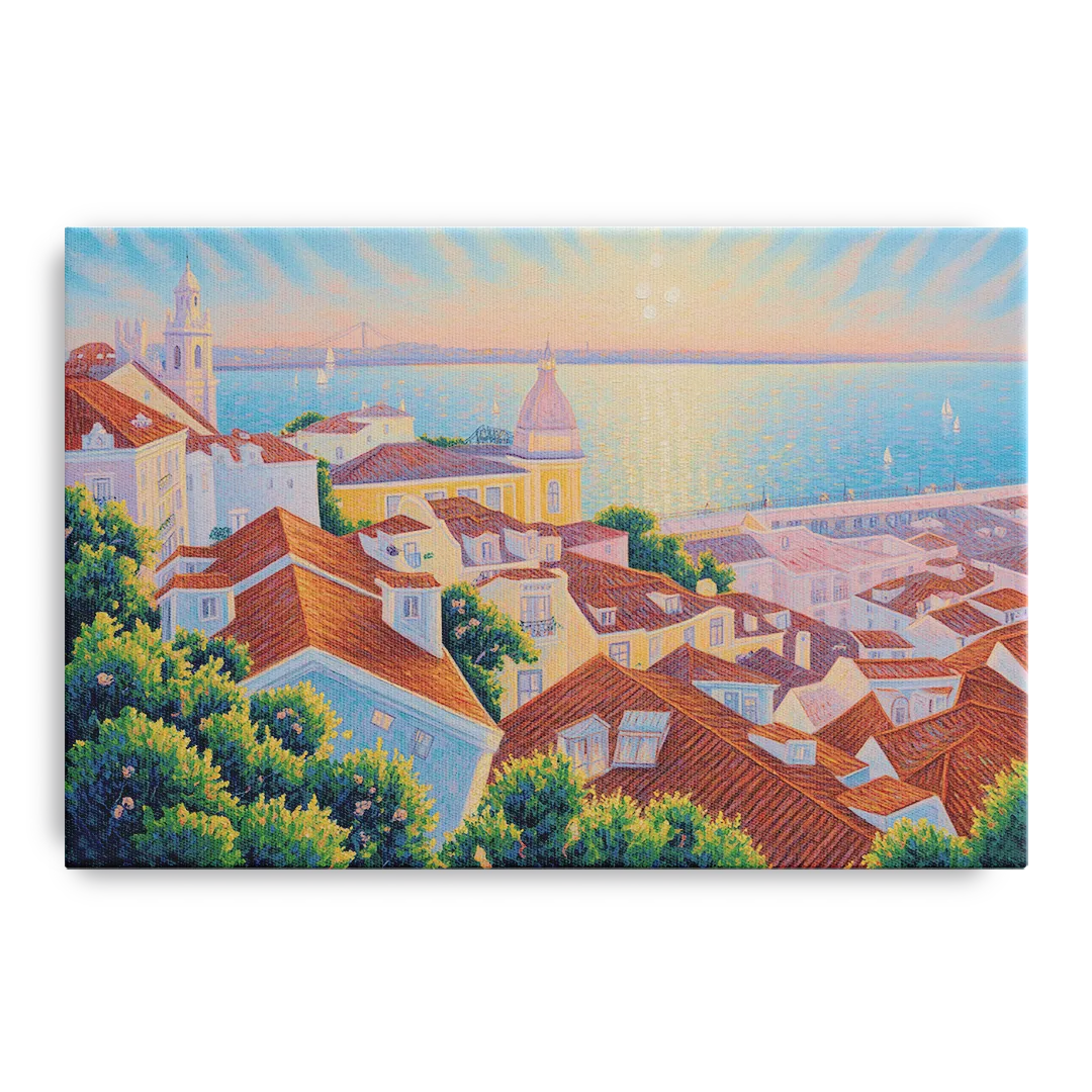 Alfama Charm Front - Canvas Wall Art