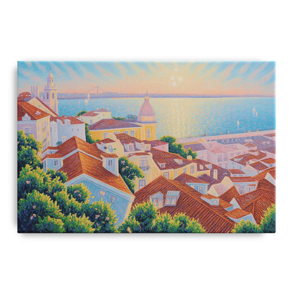 Alfama Charm Front - Canvas Wall Art