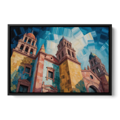 Alhóndiga de Granaditas - Black Framed Canvas Wall Art - Front