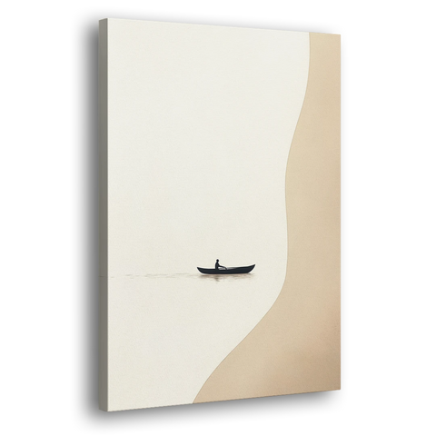 Alone with the Water - Canvas Wall Art - Side