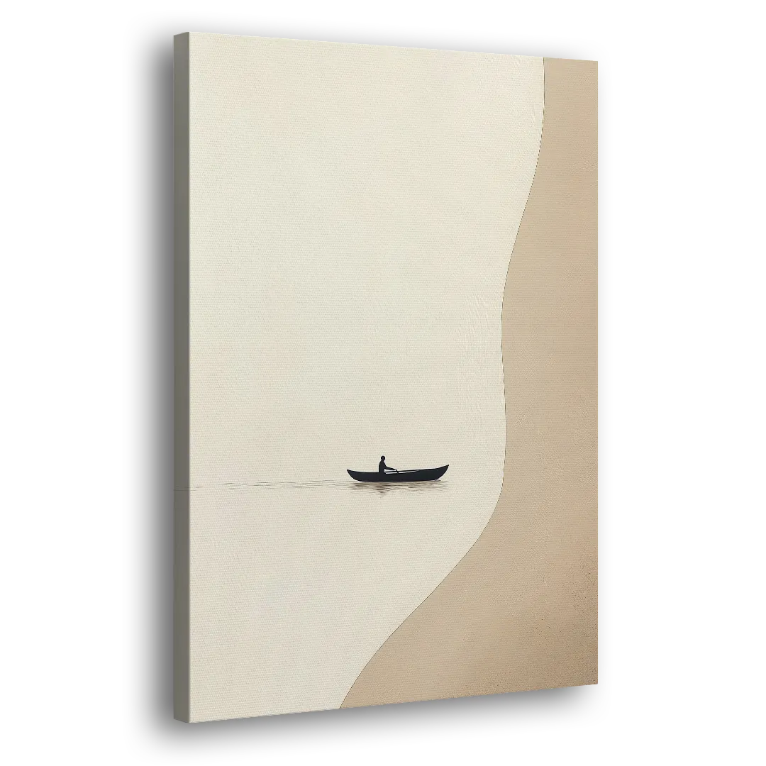 Alone with the Water Side - Canvas Wall Art