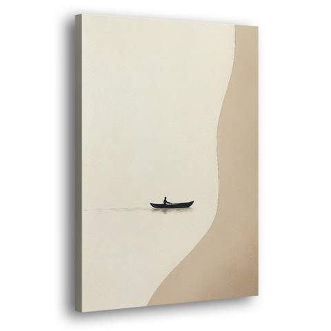 Alone with the Water - Canvas Wall Art