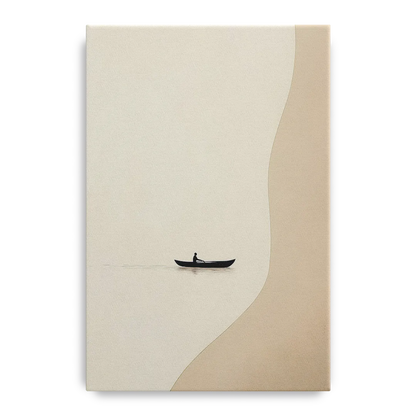 Alone with the Water Front - Canvas Wall Art