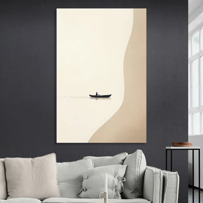 Alone with the Water Sitting Room - Canvas Wall Art