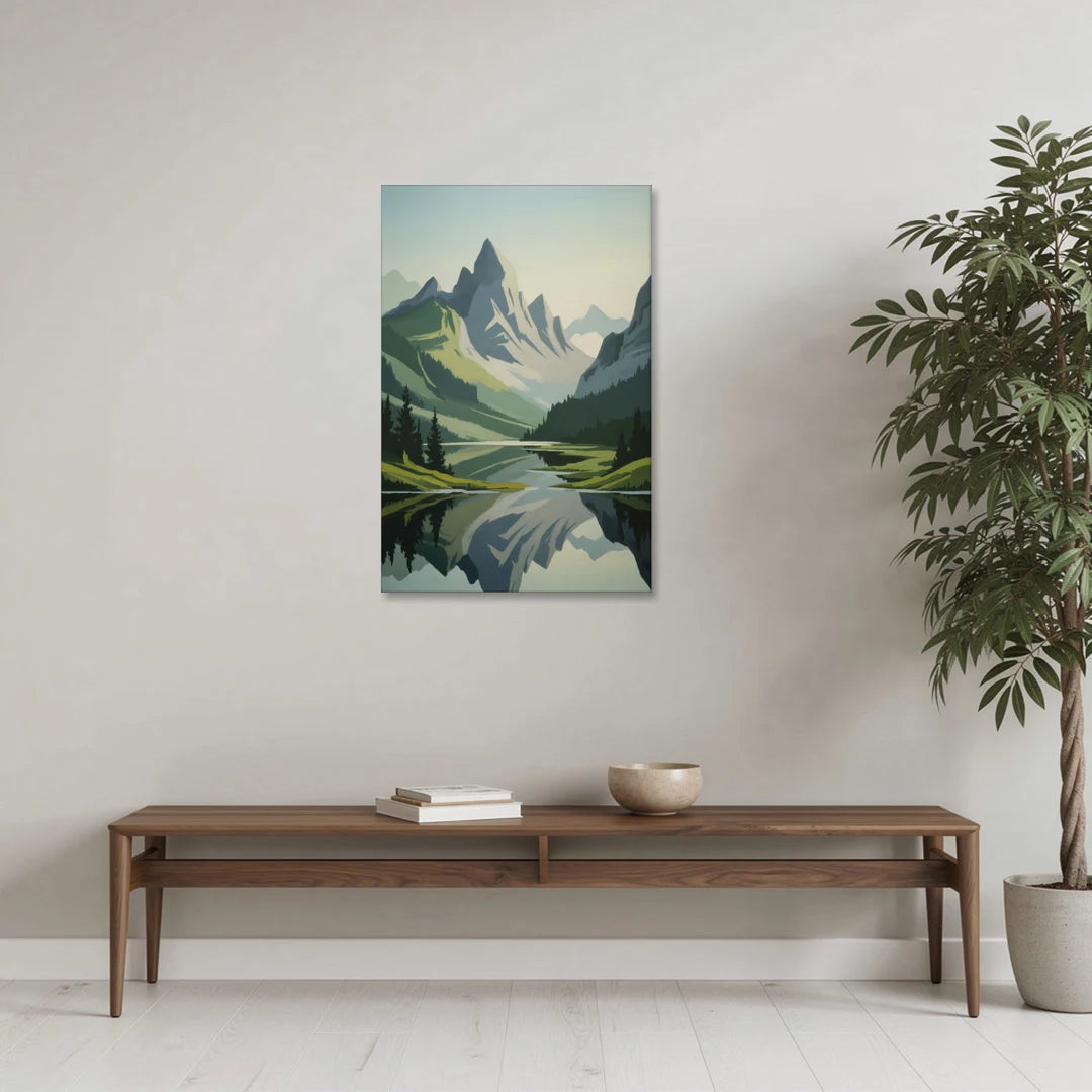 Alpine Adventure - Canvas Wall Art - Coffee Table - 24x36