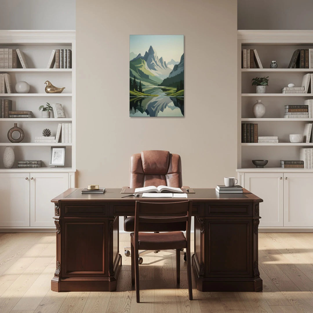 Alpine Adventure - Canvas Wall Art - Office - 24x36