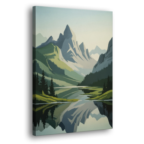 Alpine Adventure - Canvas Wall Art - Side