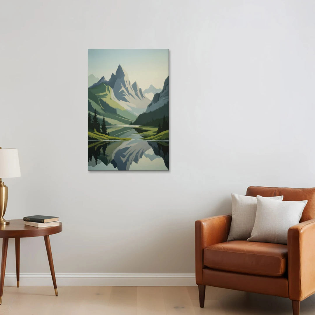 Alpine Adventure - Canvas Wall Art - Sofa - 24x36