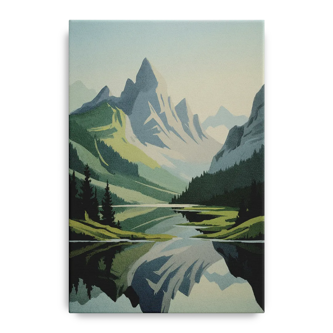 Alpine Adventure Front - Canvas Wall Art
