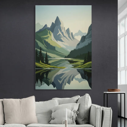 Alpine Adventure Sitting Room - Canvas Wall Art