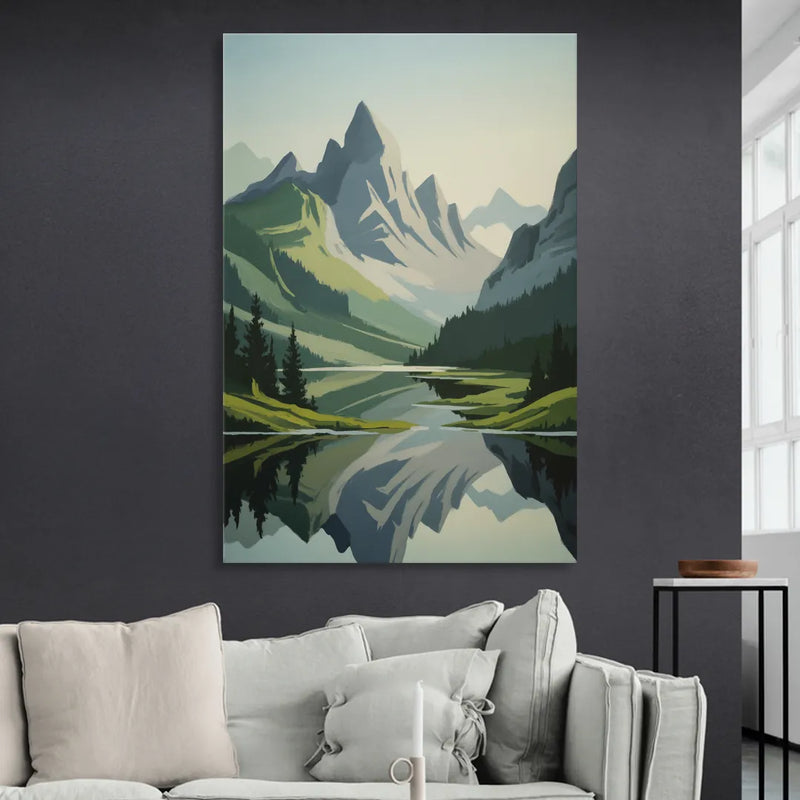 Alpine Adventure Sitting Room - Canvas Wall Art