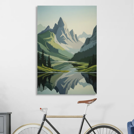 Alpine Adventure Living Room - Canvas Wall Art