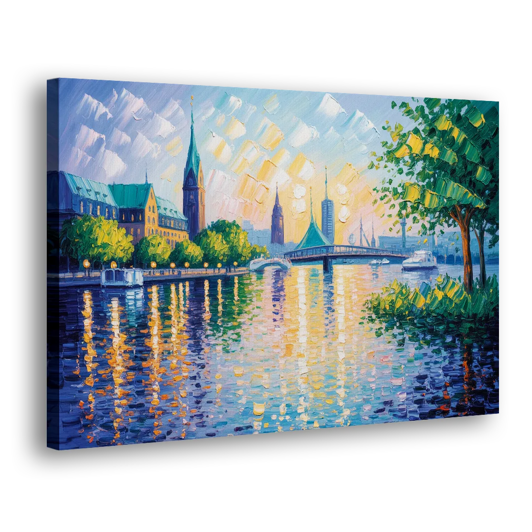 Alster Serenity Side - Canvas Wall Art