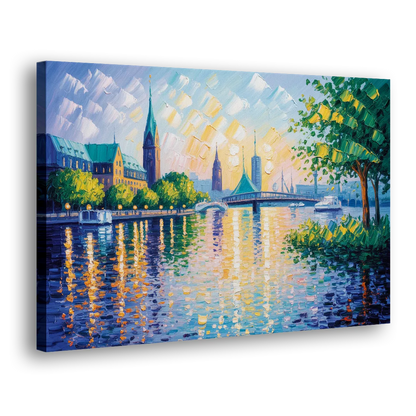 Alster Serenity Side - Canvas Wall Art