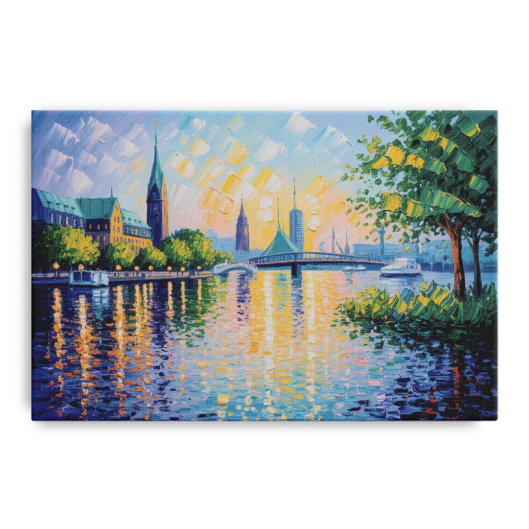 Alster Serenity Front - Canvas Wall Art