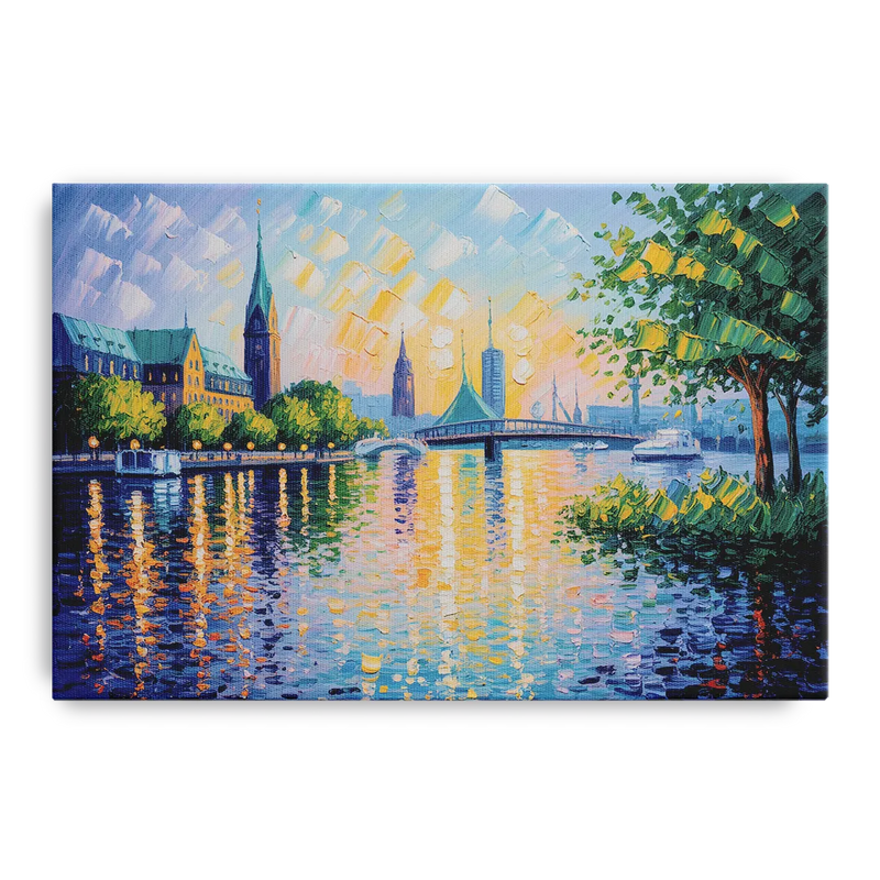 Alster Serenity Front - Canvas Wall Art