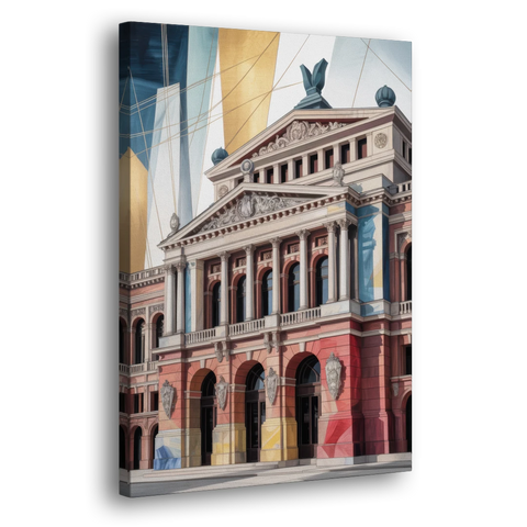 Alte Oper Majesty - Canvas Wall Art - Side