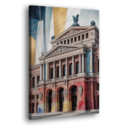 Alte Oper Majesty Side - Canvas Wall Art