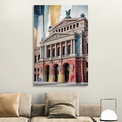 Alte Oper Majesty Sitting Room - Canvas Wall Art