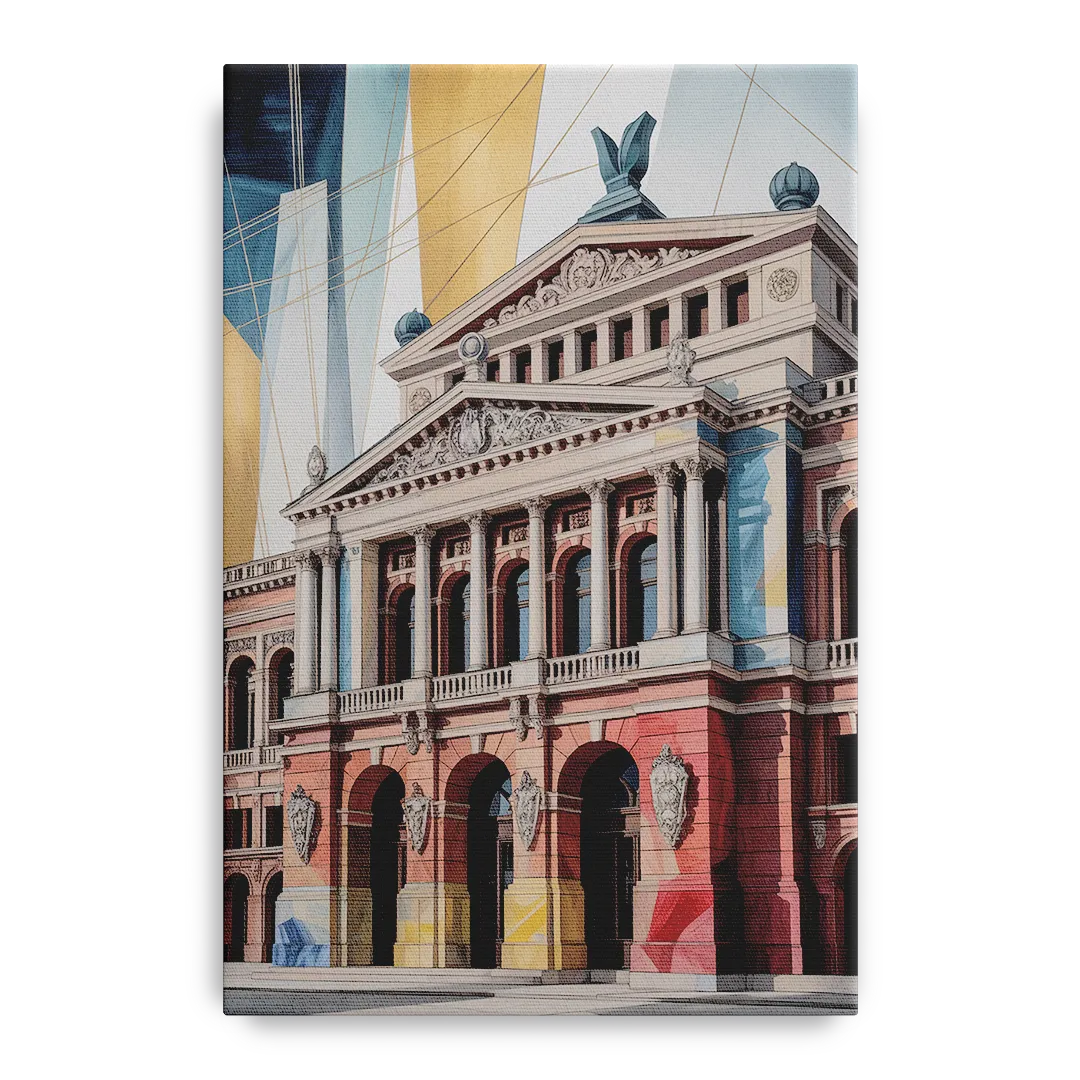 Alte Oper Majesty Front - Canvas Wall Art