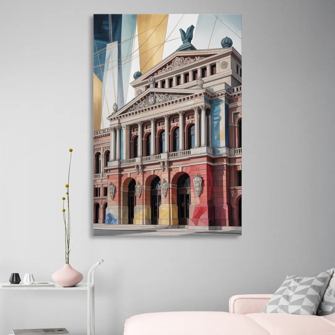 Alte Oper Majesty Living Room - Canvas Wall Art