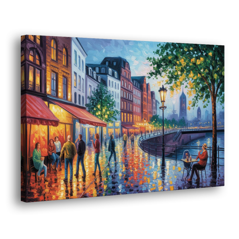 Altstadt Charm - Canvas Wall Art - Side