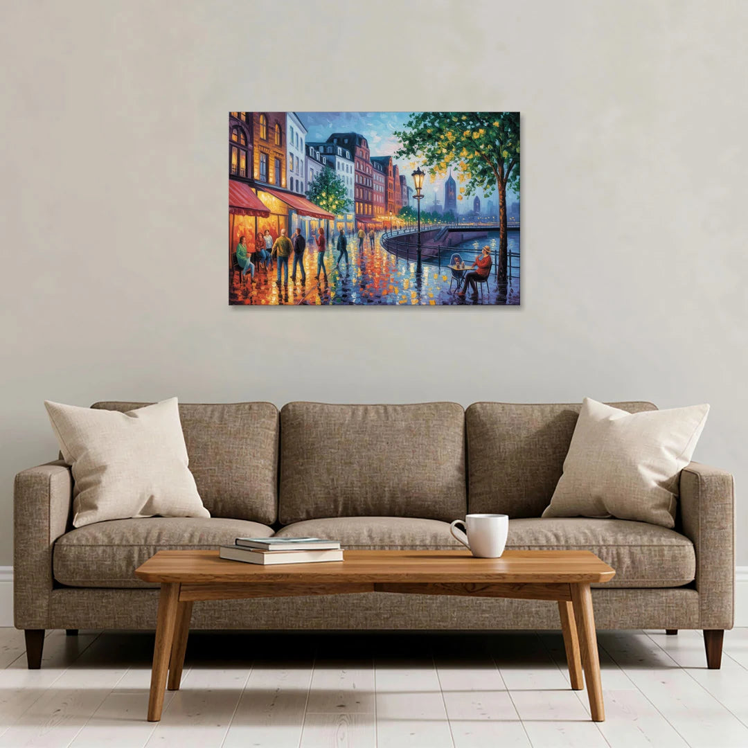 Altstadt Charm - Canvas Wall Art - Sofa - 36x24