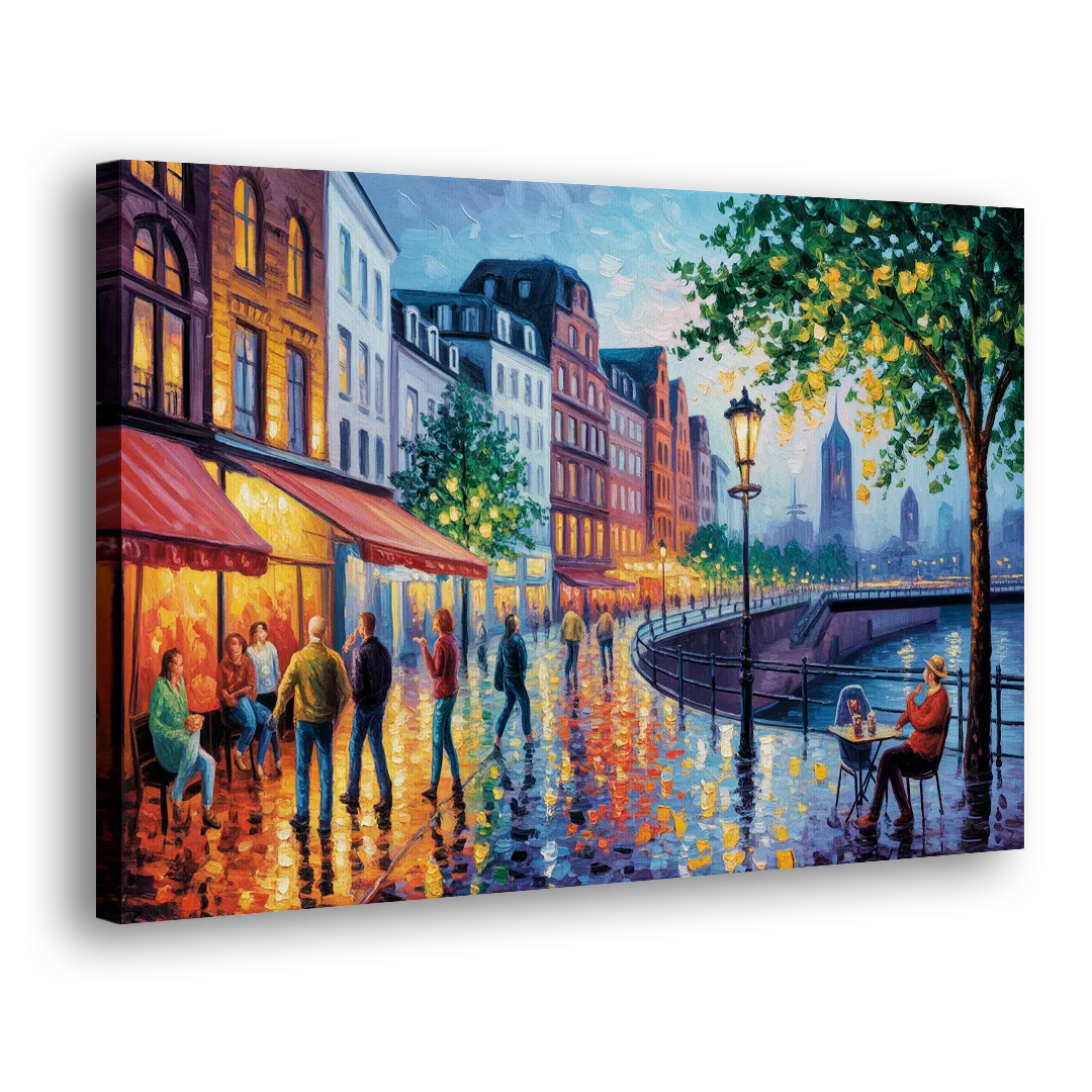 Altstadt Charm Side - Canvas Wall Art
