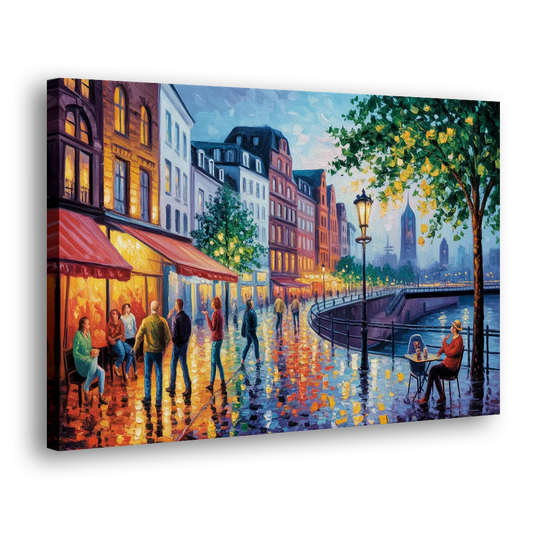 Altstadt Charm Side - Canvas Wall Art