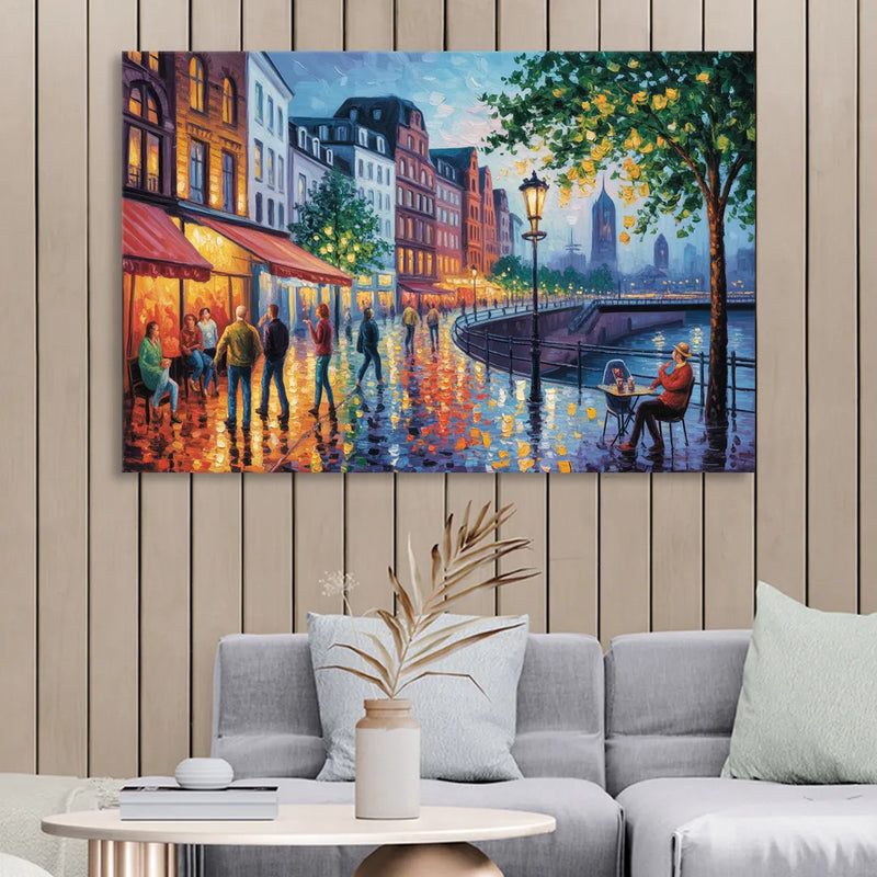 Altstadt Charm Living Room - Canvas Wall Art