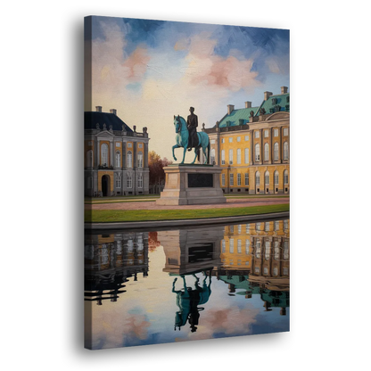 Amalienborg Majesty Side - Canvas Wall Art