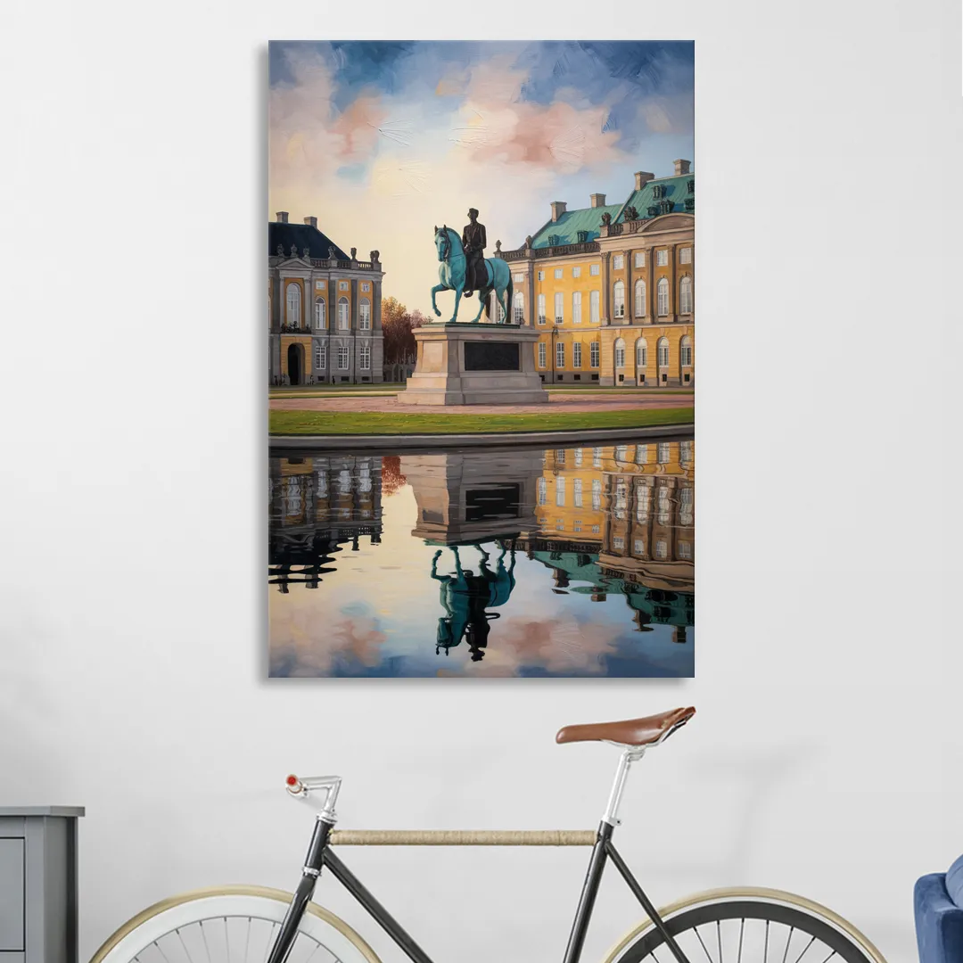 Amalienborg Majesty Sitting Room - Canvas Wall Art