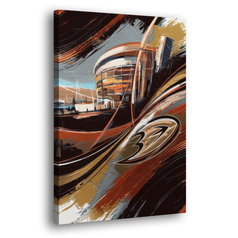 Anaheim Ducks Legacy - Canvas Wall Art - Side