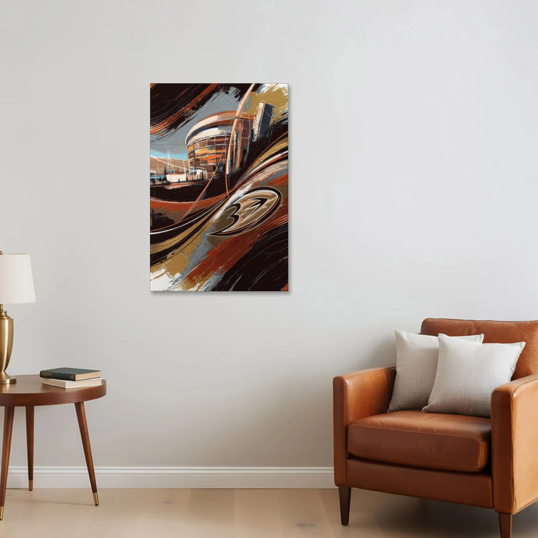 Anaheim Ducks Legacy - Canvas Wall Art - Sofa - 24x36