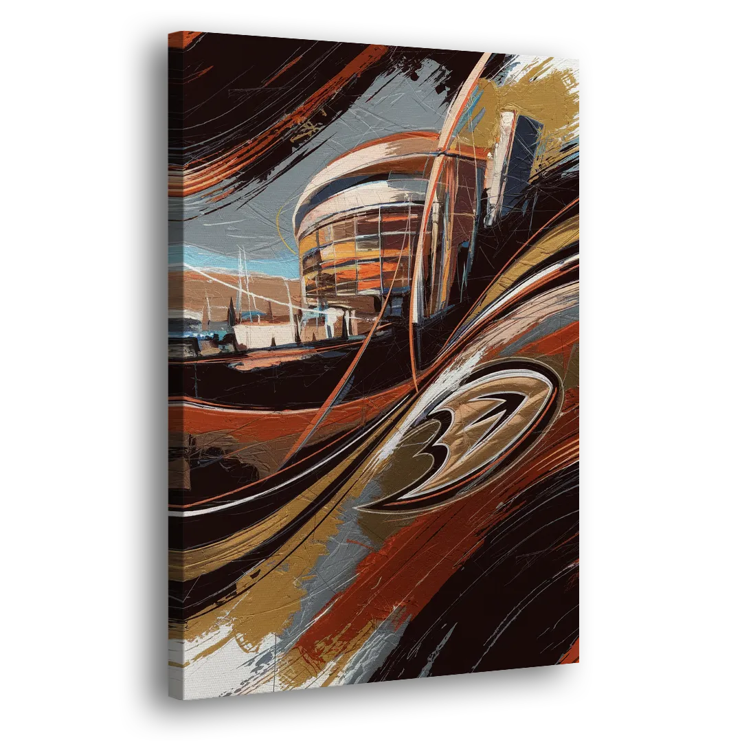 Anaheim Ducks Legacy Side - Canvas Wall Art