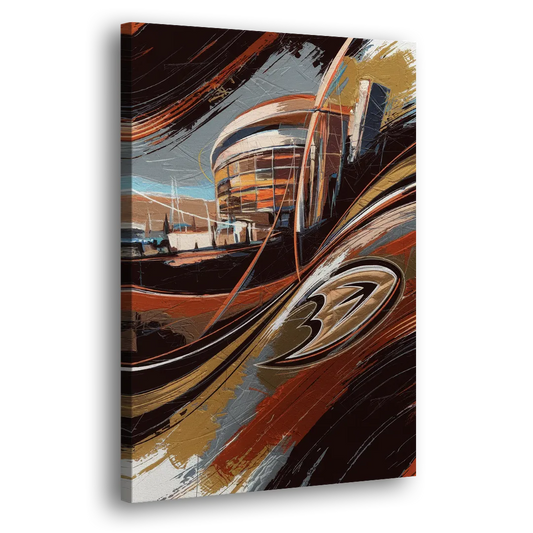 Anaheim Ducks Legacy Side - Canvas Wall Art