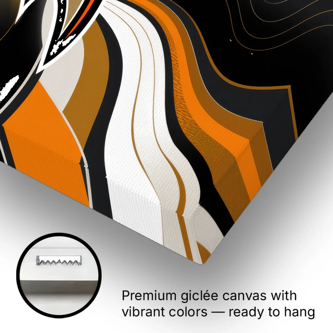 Anaheim Ducks Pride - Canvas Wall Art - Gallery Wrap Corner