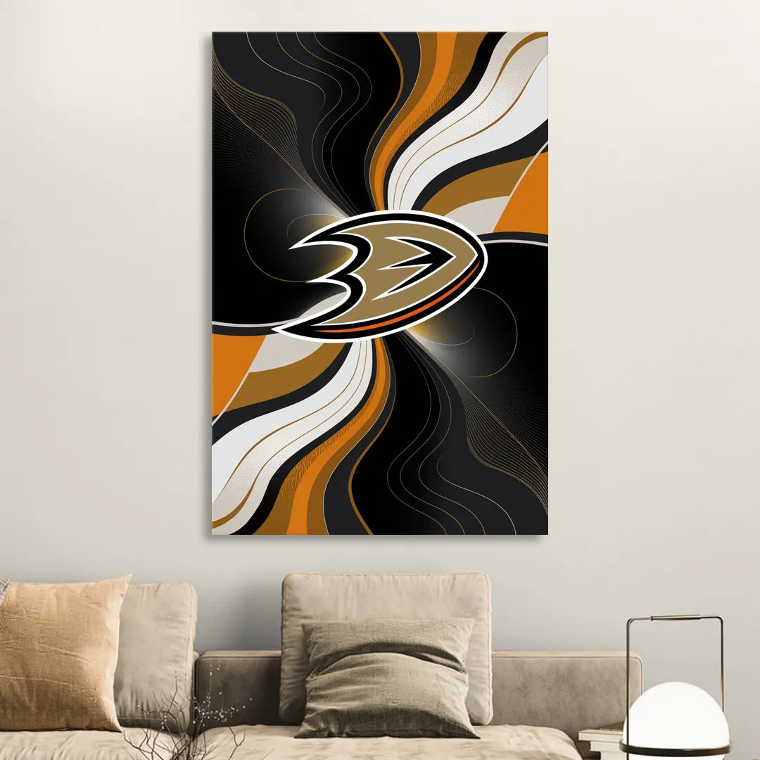 Anaheim Ducks Pride Living Room - Canvas Wall Art