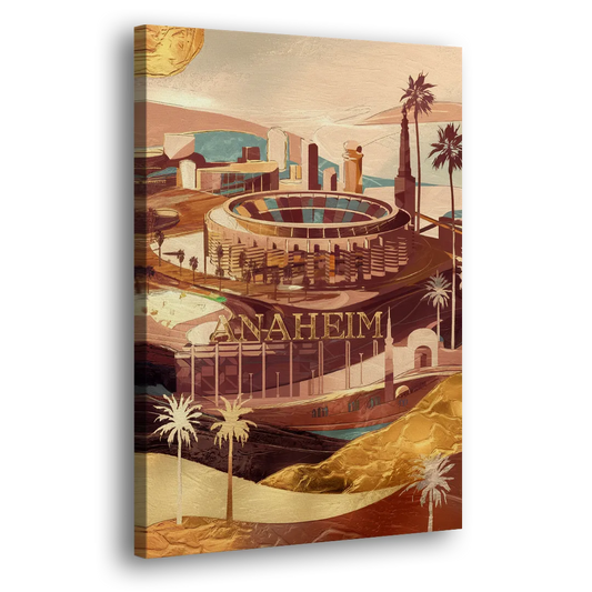 Anaheim Historic Landmarks Side - Canvas Wall Art