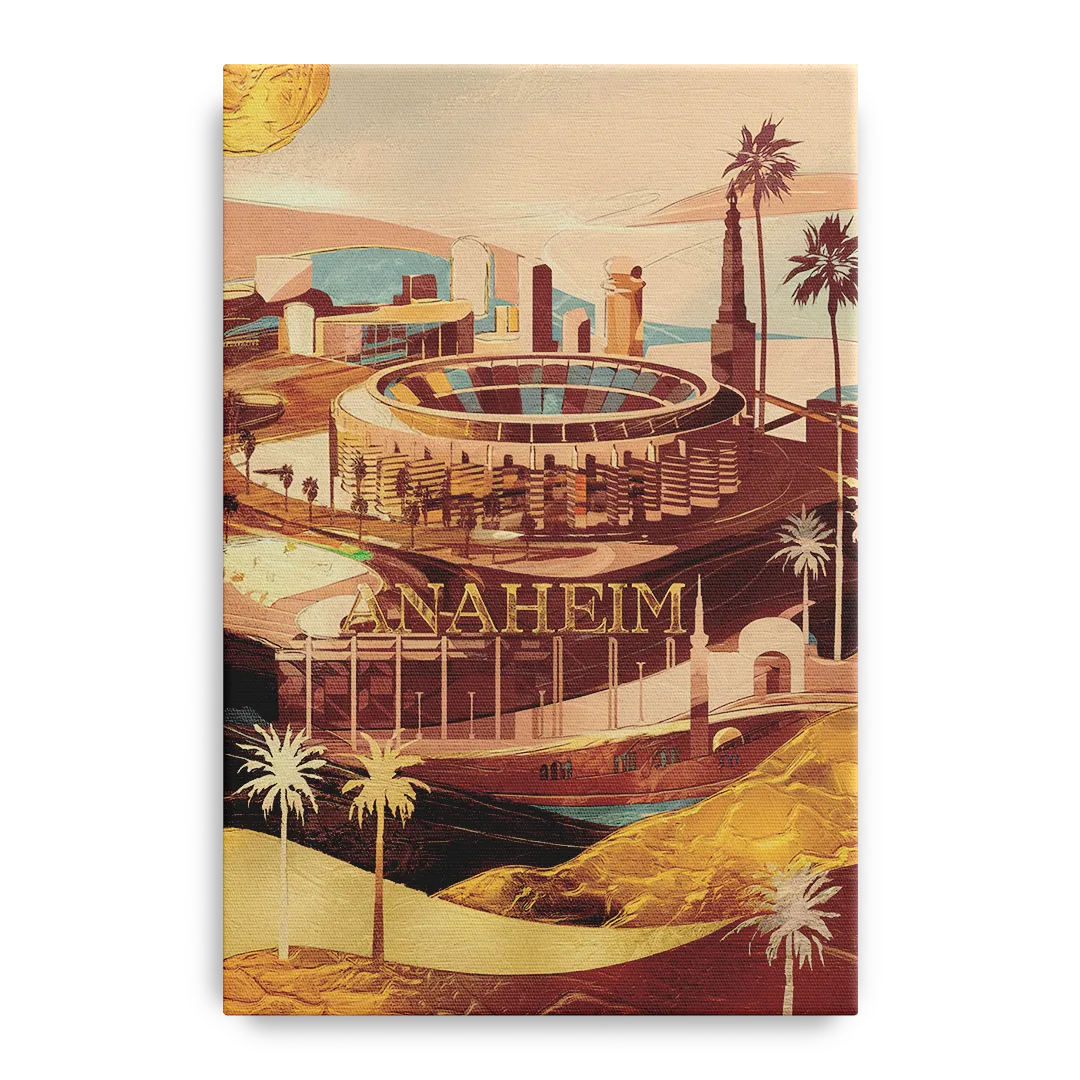 Anaheim Historic Landmarks Front - Canvas Wall Art