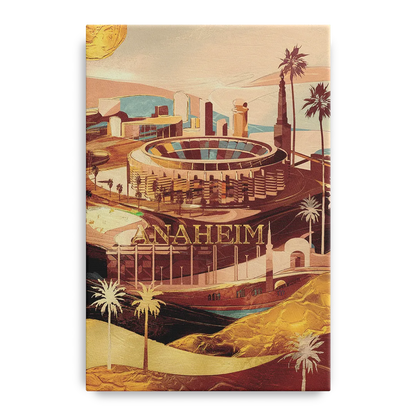 Anaheim Historic Landmarks Front - Canvas Wall Art