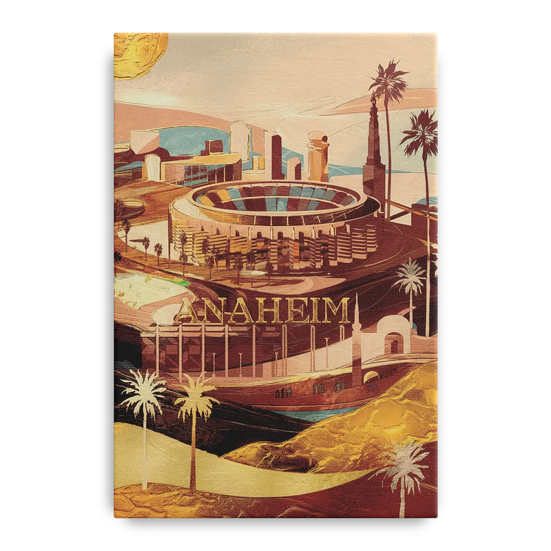 Anaheim Historic Landmarks Front - Canvas Wall Art