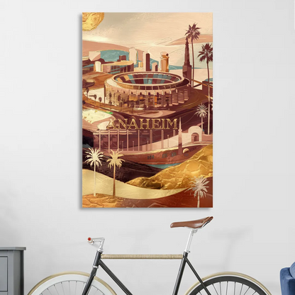 Anaheim Historic Landmarks Living Room - Canvas Wall Art