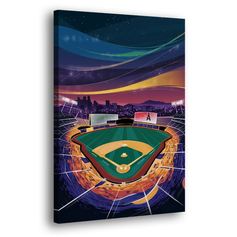 Anaheim Stadium Nights - Canvas Wall Art