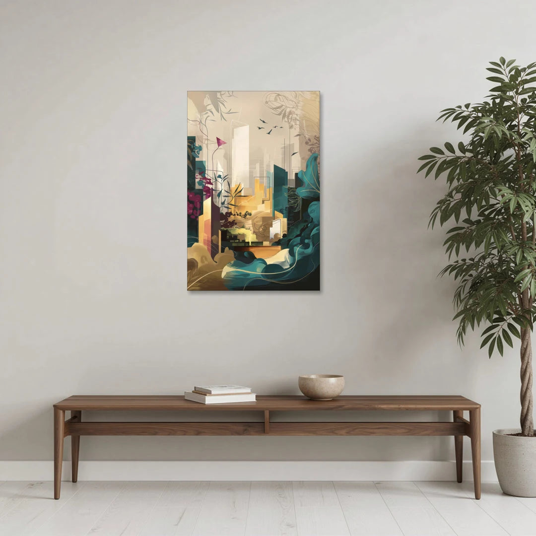 Anaheim Urban Charm - Canvas Wall Art - Coffee Table - 24x36