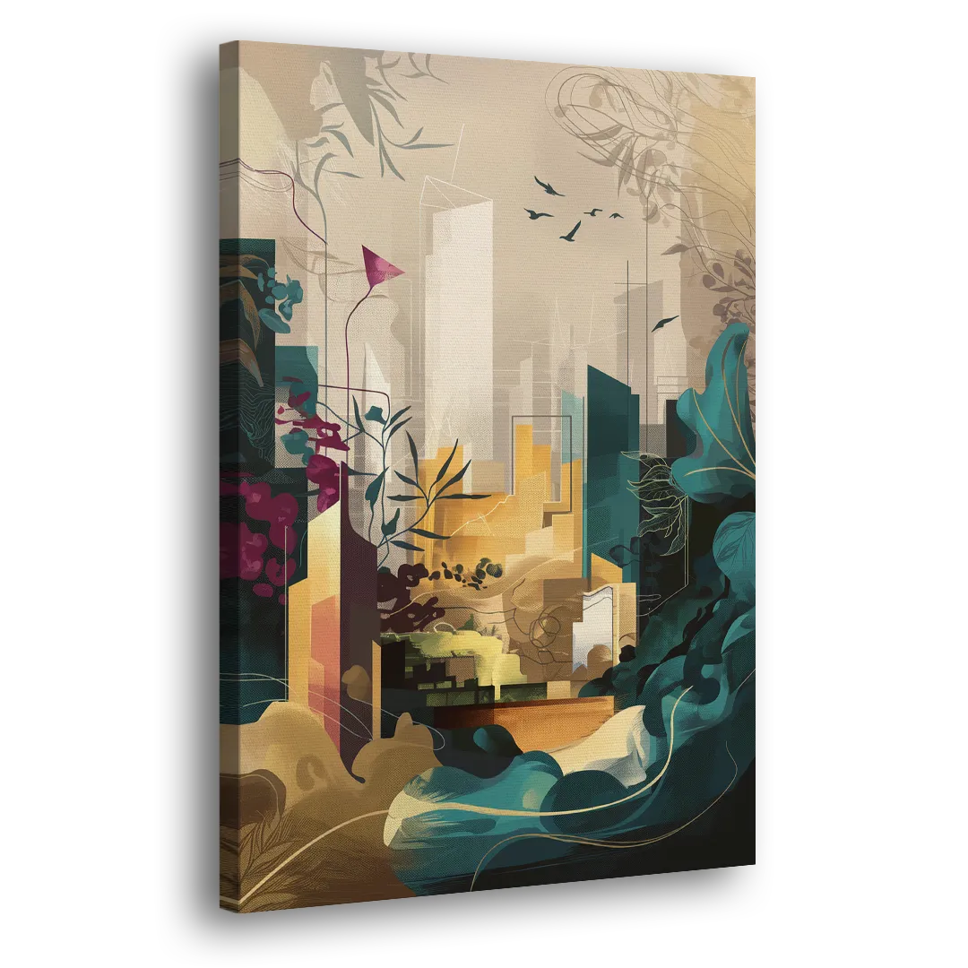 Anaheim Urban Charm Side - Canvas Wall Art