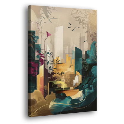 Anaheim Urban Charm Side - Canvas Wall Art