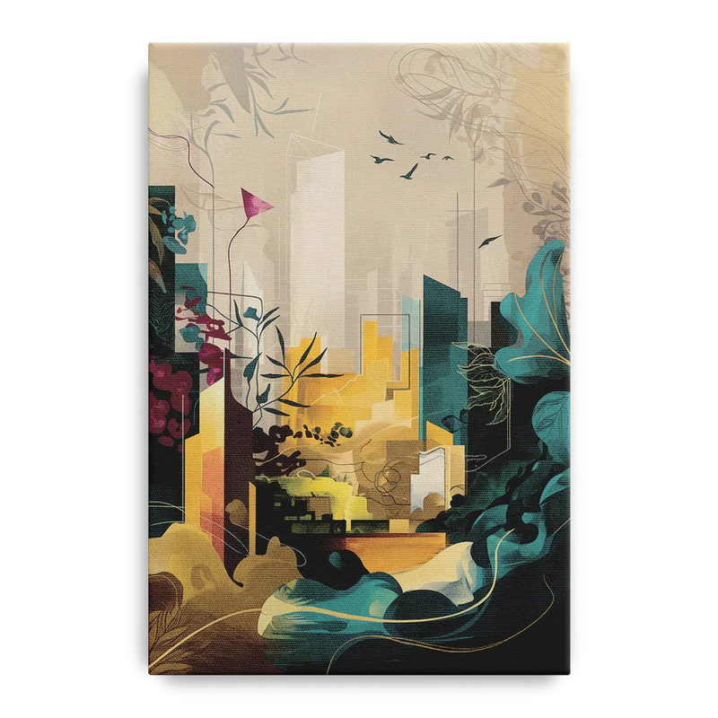 Anaheim Urban Charm Front - Canvas Wall Art