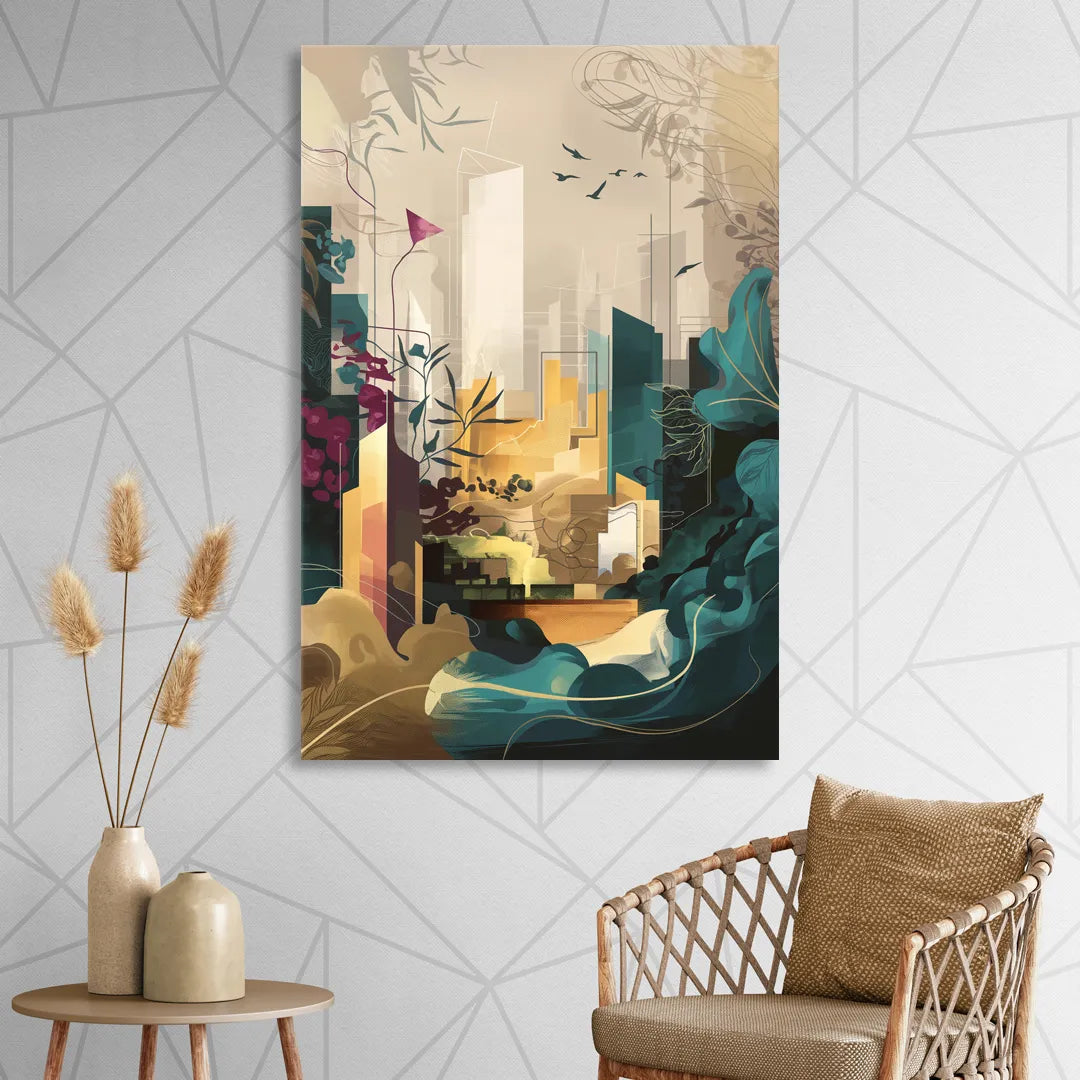 Anaheim Urban Charm Sitting Room - Canvas Wall Art